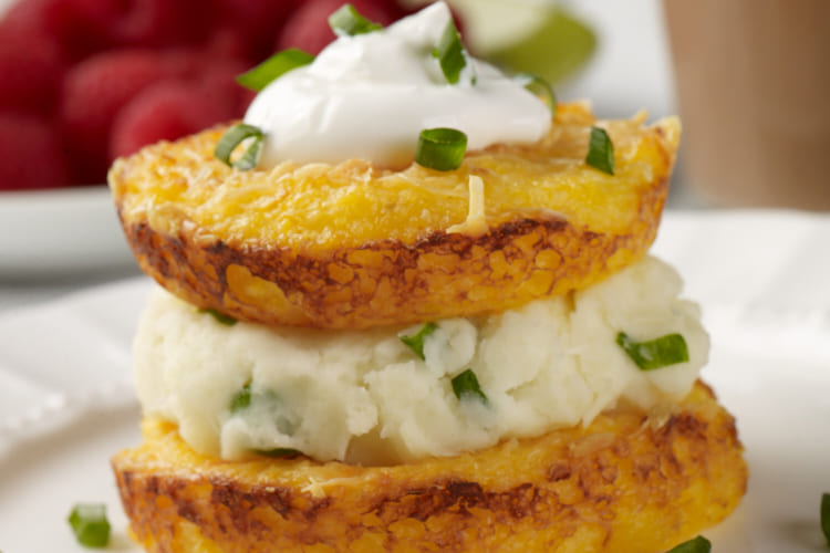 Cheesy Baked Grits with a Creamy Mashed Potato Middle Featured Image