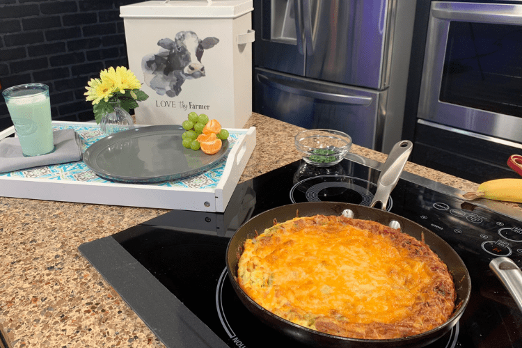 Cheesy Skillet Breakfast Casserole Featured Image