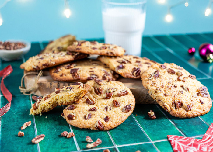 Citrus-Scented Sour Cream Pecan Cookies