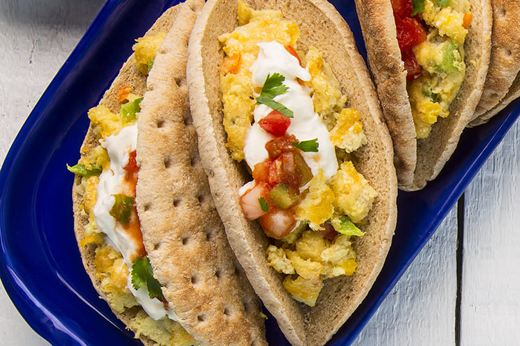 Cheese and Egg Breakfast Taco Featured Image