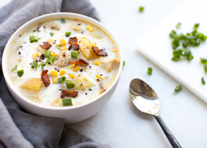 Instapot Chicken Corn Chowder Featured Image