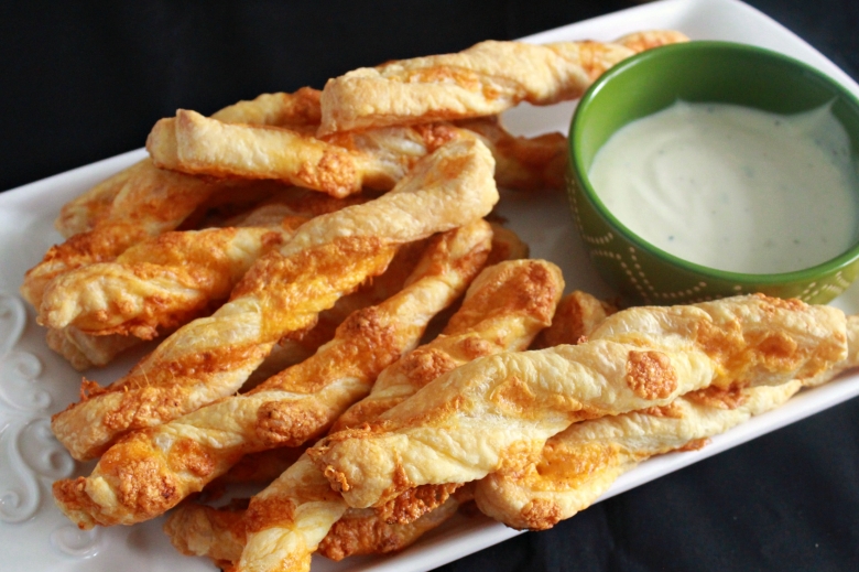 Puff Pastry Cheese Straws Featured Image