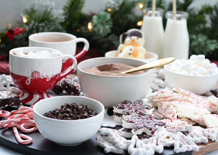 Peppermint Hot Cocoa Board