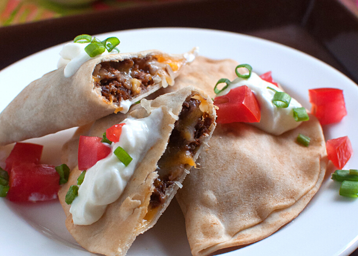 Beef, Bean and Cheese Baked Empanadas Featured Image