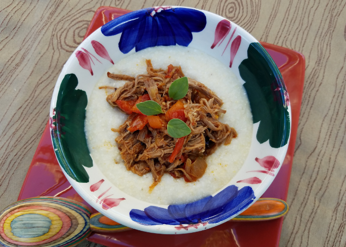 Beef with Herbed Stone-Ground Grits (Insta Pot) Featured Image