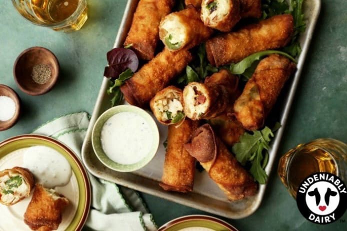 Chicken Jalapeño Popper Egg Rolls Featured Image