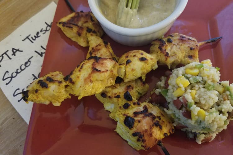 Yogurt Marinated Chicken Kabobs Featured Image