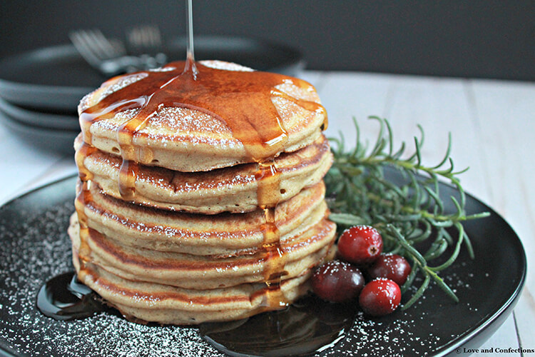 Homemade Gingerbread Pancakes Featured Image