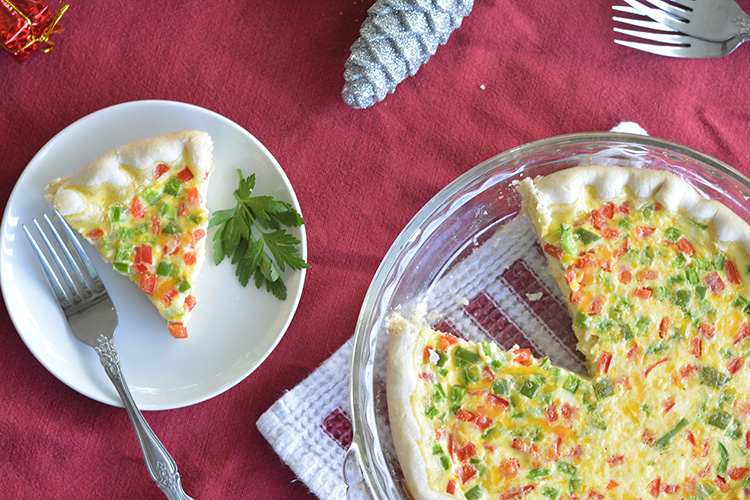 Christmas Morning Quiche Featured Image