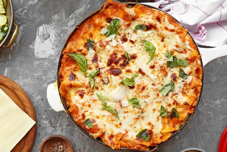 Summer Skillet Lasagna Featured Image